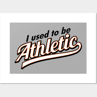 Funny Athletic Sports Fitness Training Typography Logo Funny Saying Posters and Art